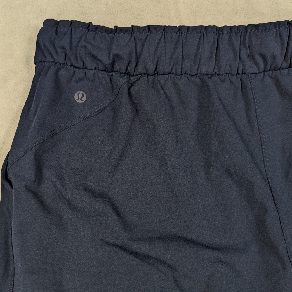 Lululemon Stretch High Rise Jogger Navy Blue Size 14 LW5DQDS